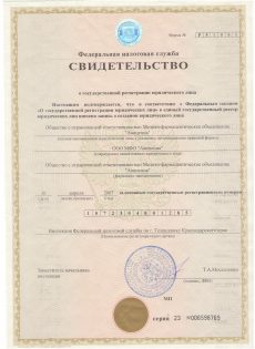 ОГРН аптеки